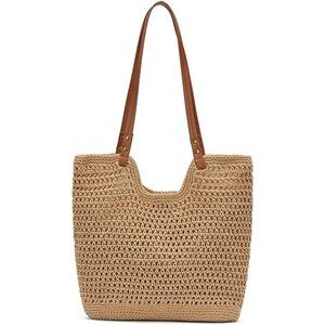 Elegant Hand-Woven Crochet Beach Bag - Summer Tote for Travel Essentials